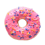 Pink doughnut